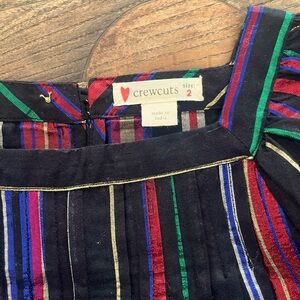 NWOT Crew Cuts Blouse w Metallic Accents